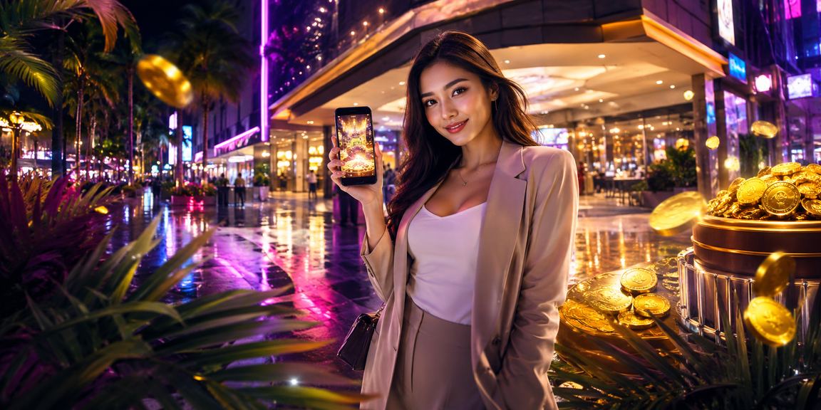 Pemain Johor Bahru mengakses aplikasi kasino dalam talian 520i untuk bermain Baccarat