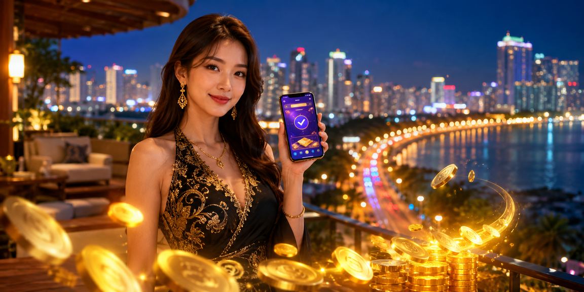 Pengguna 520i menguruskan deposit di Penang melalui telefon pintar